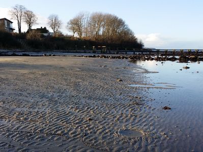 Schöner Tag an der Ostsee vor alter Landunsgbrücke