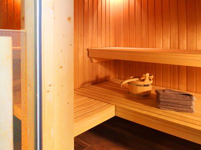 Saune im Ferienhaus Randers an der Ostsee